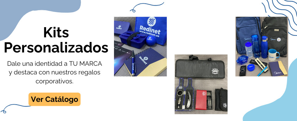 Kits de regalos personalizados con tu logo